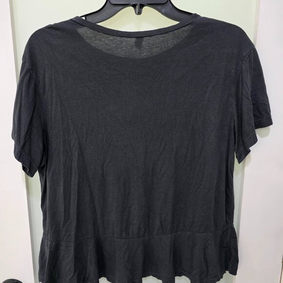 BP Women’s Grey Peplum Hem T-Shirt – Size S – Casual Short Sleeve Top - Picture 6 of 6